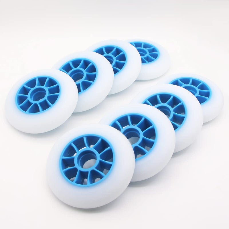 Z-FIRST 8 Pack 100mm Inline Roller Skate Wheels 85A Premium Replacement for Rollerblade Wheels - Image 1